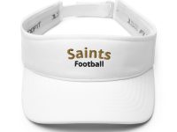 Embroidered Unofficial Team Visor - White (Saints Football)