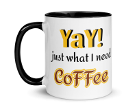 Mug with Color Inside (YAY Coffee)