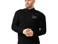 Embroidered Adidas Quarter Zip Pullover