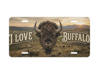 I LOVE BUFFALO License Plate