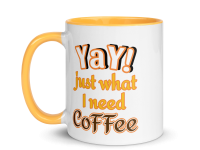 Mug with Color Inside (YAY Coffee)