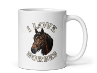 I Love Horses Mug